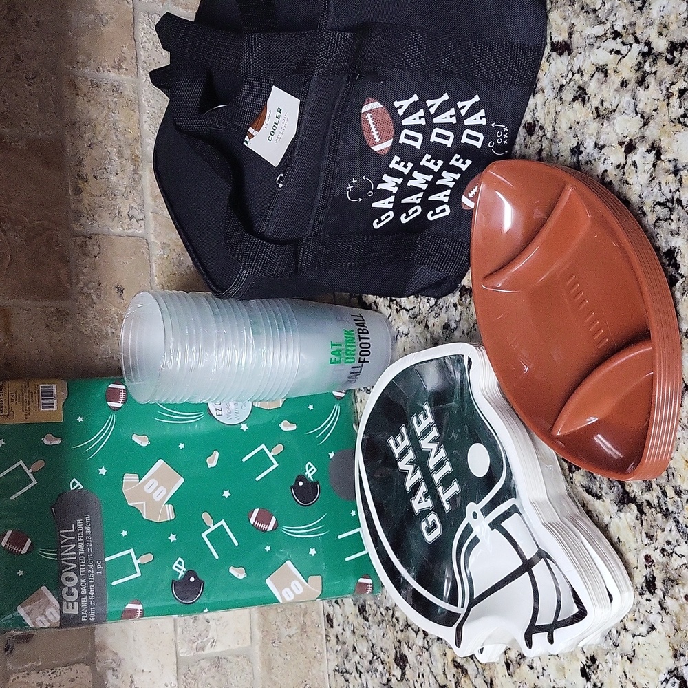 Football Party Supplies Bundle